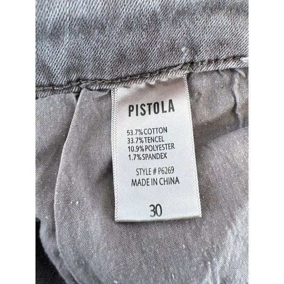 Pistola Womens Size 30 Gray Brown Ribbed Knee Skinny Jeans - Picture 7 of 7